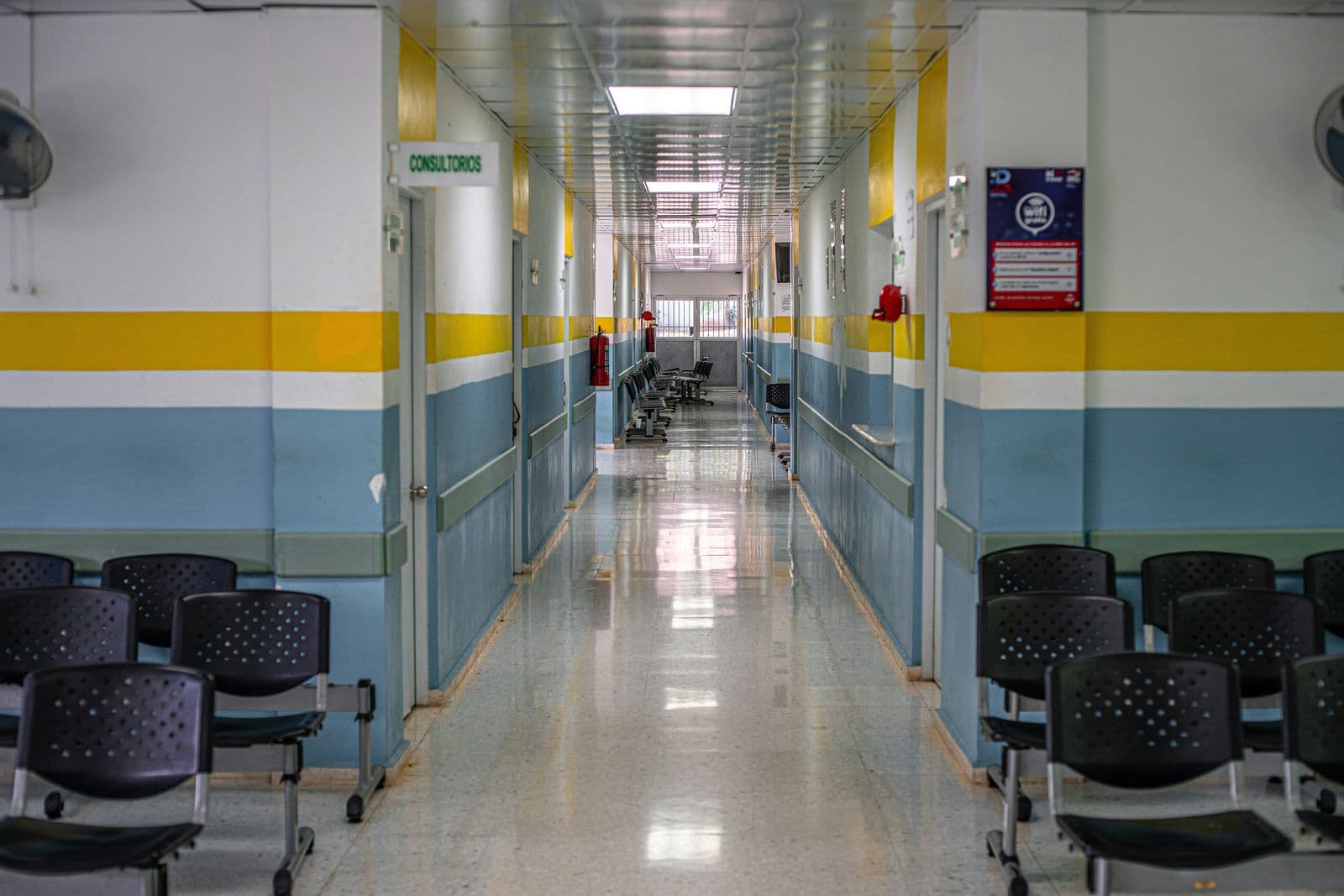 Sala de espera de un hospital